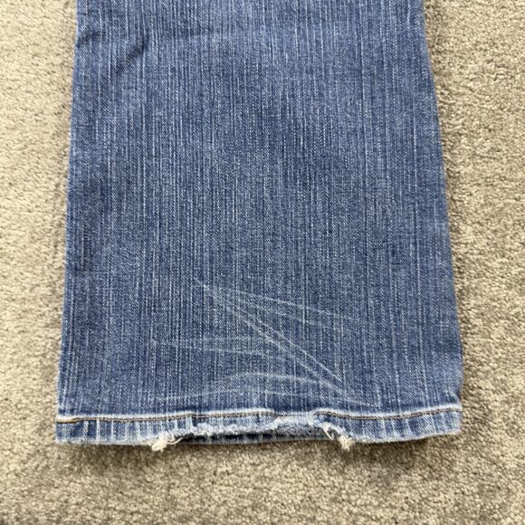 BKE Wendi Stretch Bootcut Medium Wash Denim Jeans Womens 31x31.5 Distressed Y2K - Picture 12 of 12